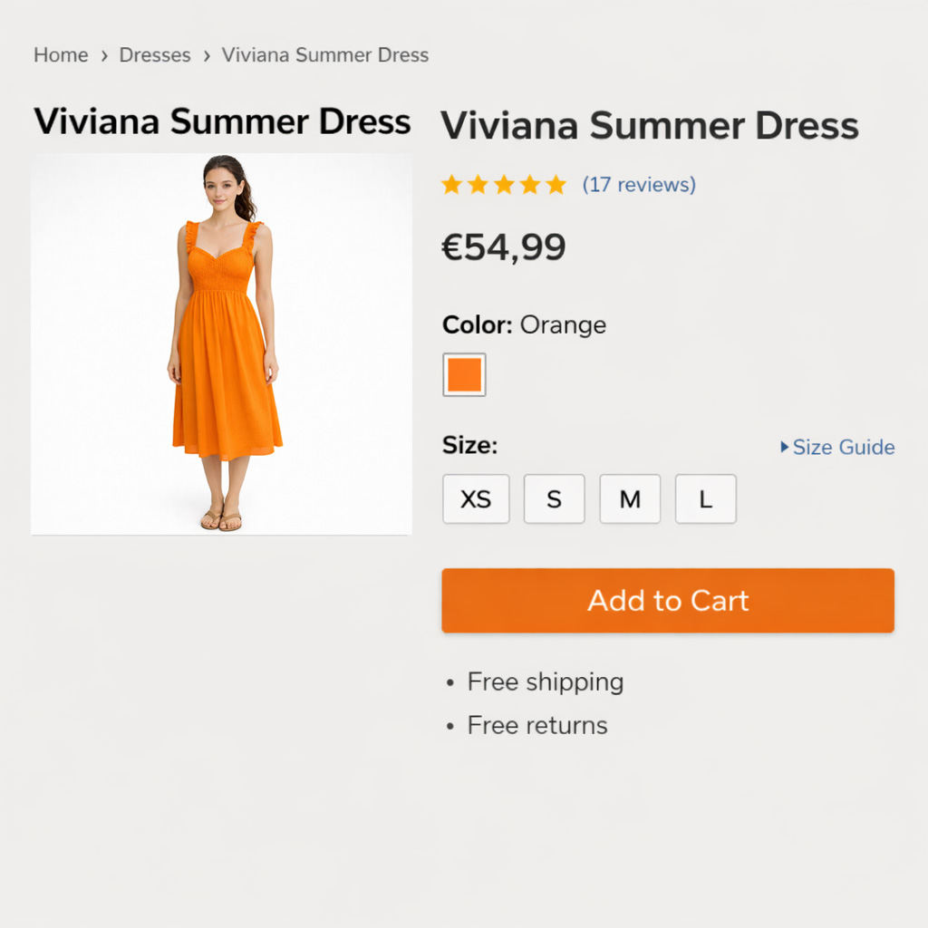 Product page
